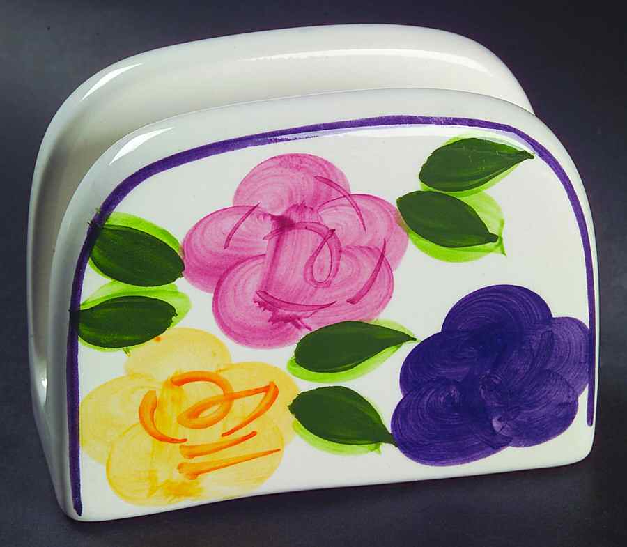 Flora Di Roma Rosa (Roses) Napkin Holder by Tabletops Unlimited-1