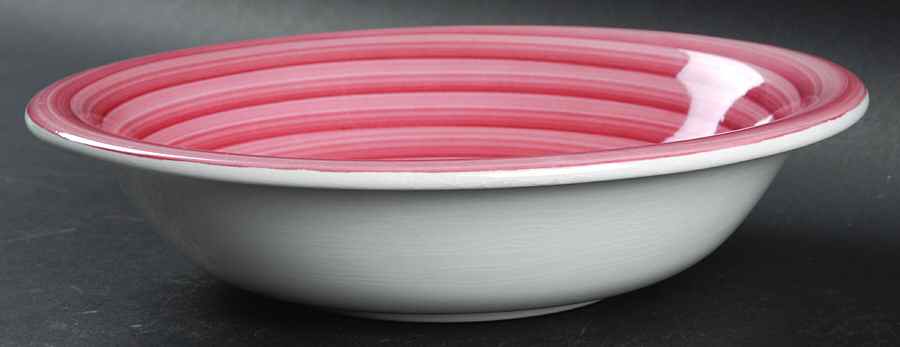 Flora Di Roma Rosso (Burgundy) Coupe Soup Bowl by Tabletops Unlimited-1