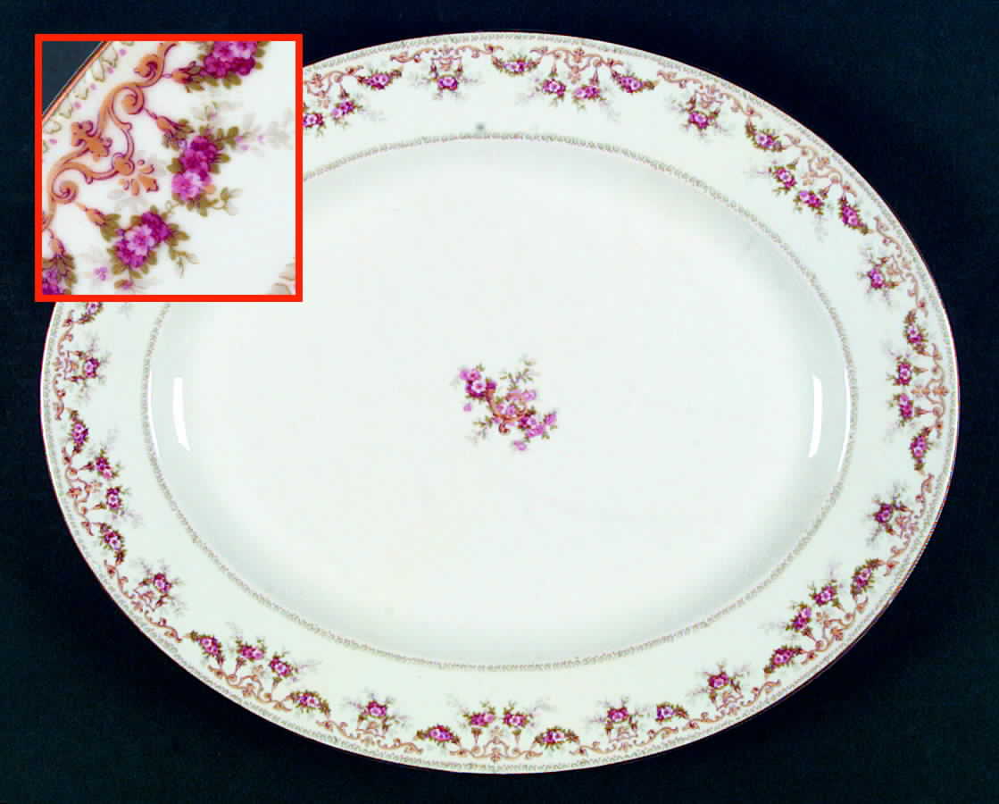 TRV296 15" Oval Serving Platter by Tressemanes & Vogt-1