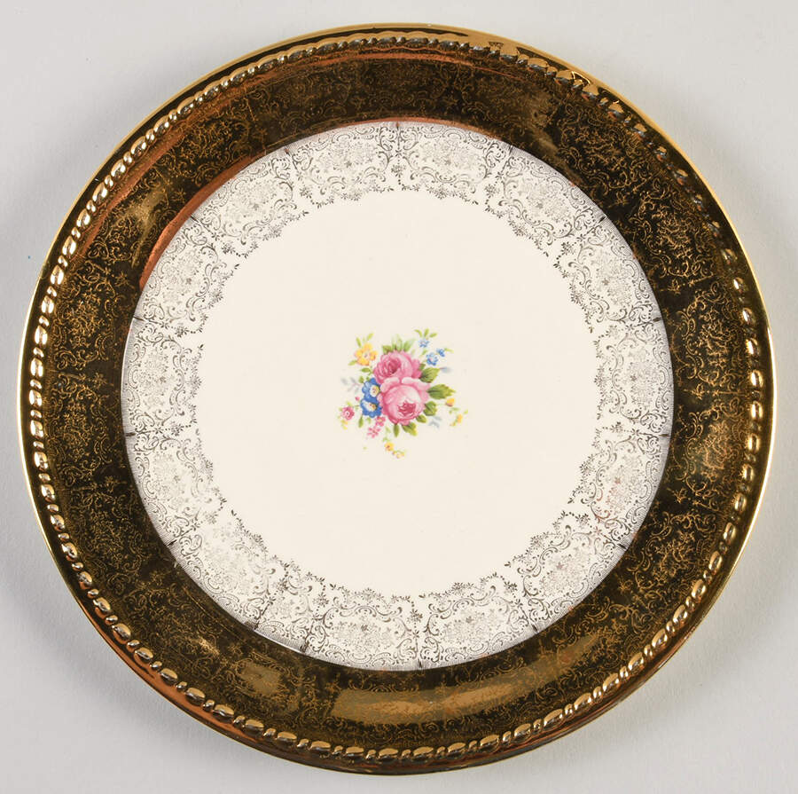 1550 Salad Plate by Taylor, Smith & Taylor (Ts&T)-1