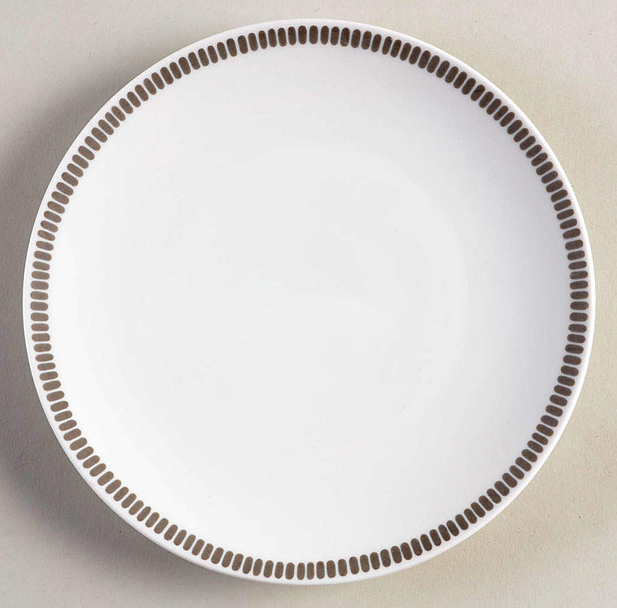 Onyx Grey Dessert/Pie Plate by Thomas-1