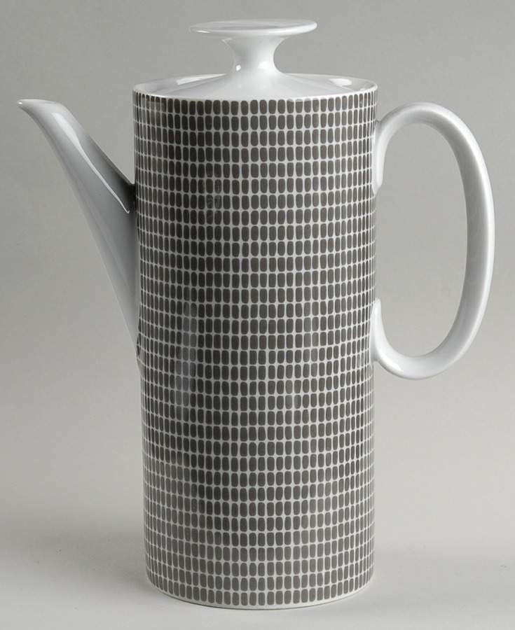 Onyx Grey Mini Coffee Pot & Lid by Thomas-1