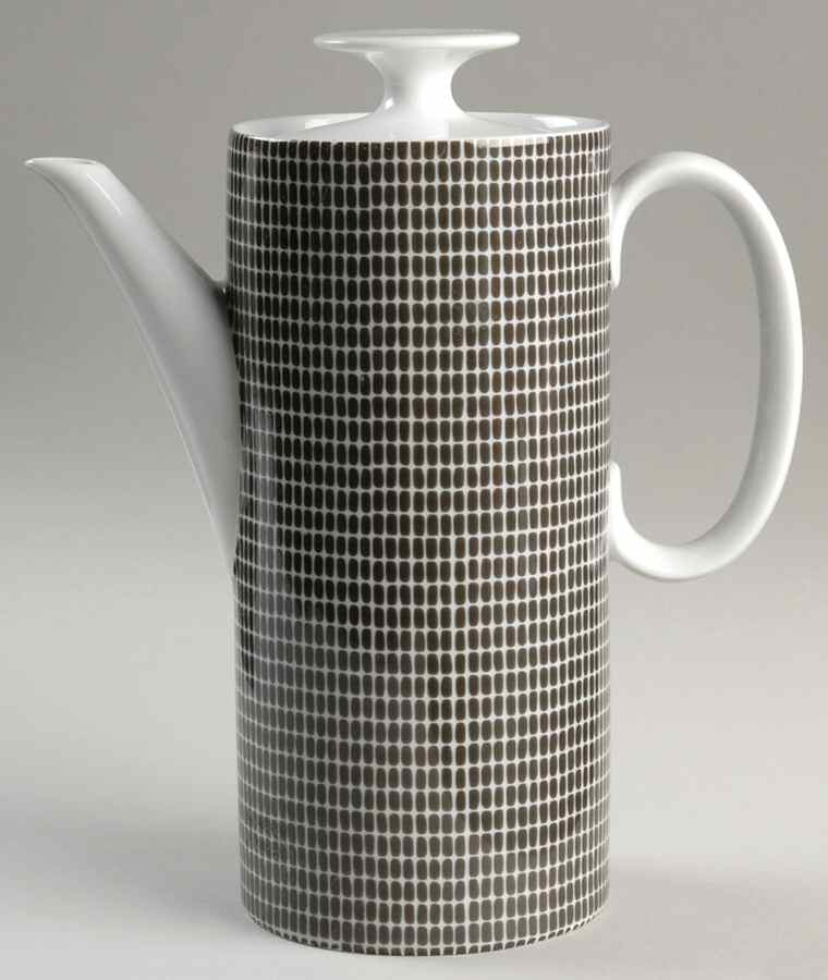 Onyx Grey Small Coffee Pot & Lid by Thomas-1