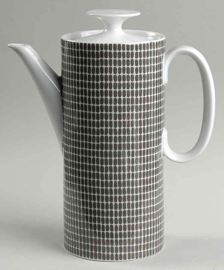 Onyx Grey Mini Coffee Pot & Lid by Thomas-1