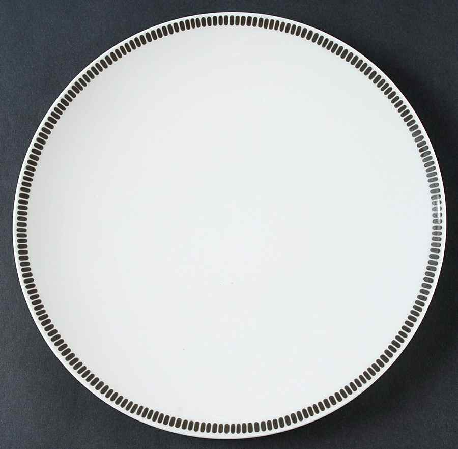 Onyx Grey Luncheon Plate by Thomas-1