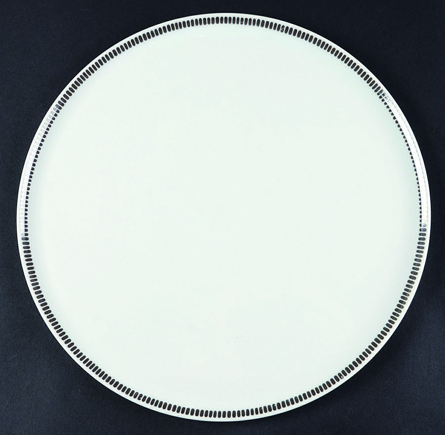 Onyx Grey 12" Round Torte Plate by Thomas-1