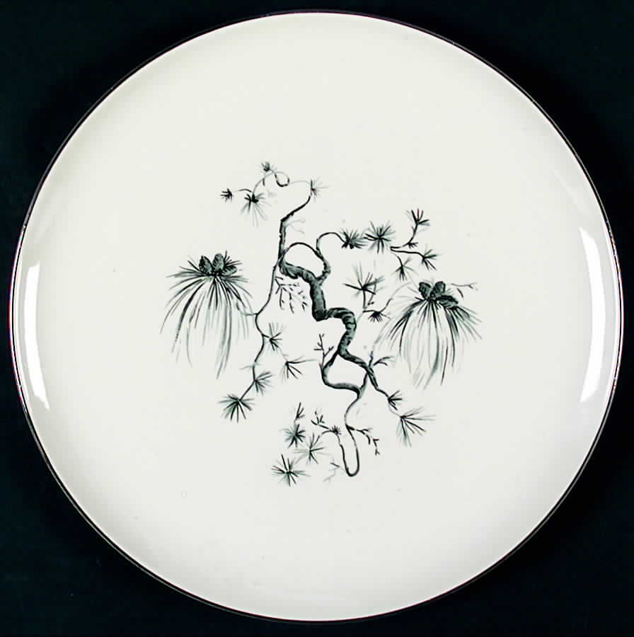 Dwarf Pine Cream Dinner Plate by Taylor, Smith & Taylor (Ts&T)-1