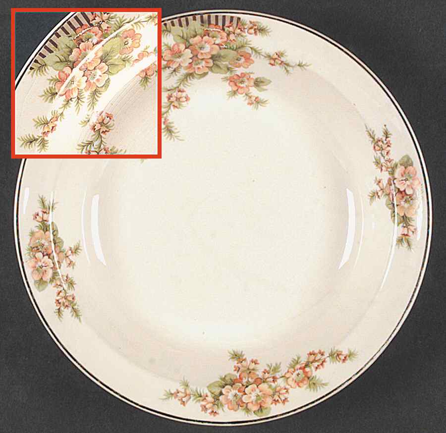 Acacia Rim Soup Bowl by Taylor, Smith & Taylor (Ts&T)-1