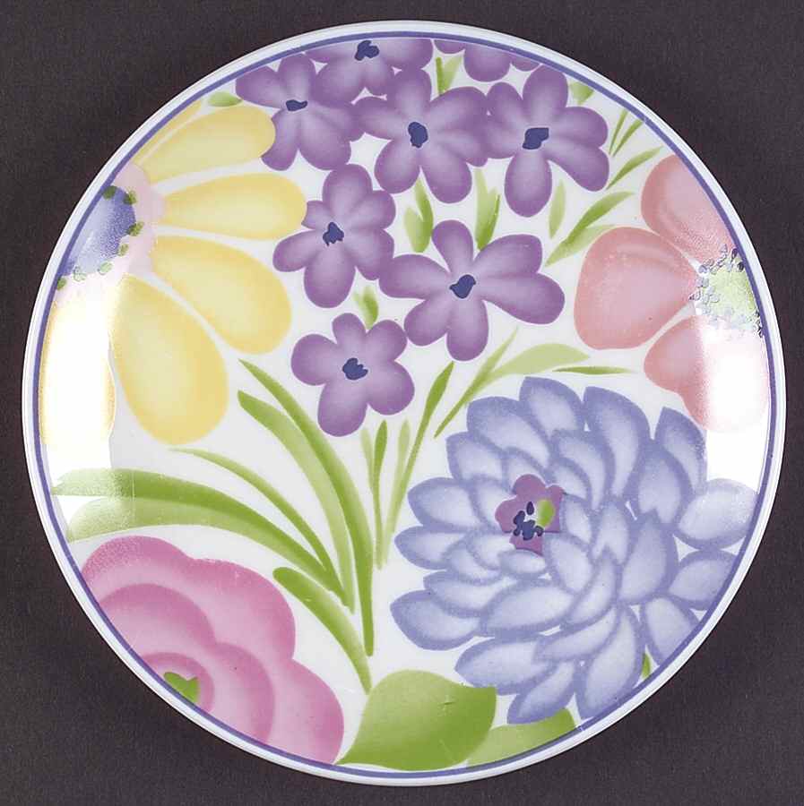 Garden Bouquet Bread & Butter Plate by Tabletops Unlimited-1
