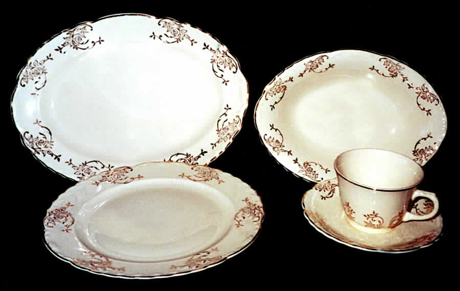 TST471 Dinner Plate by Taylor, Smith & Taylor (Ts&T)-1