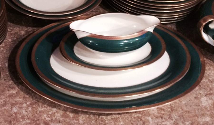 TIR256 11" Oval Serving Platter by Tirschenreuth-1