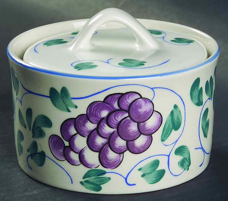Fruttie Sugar Bowl & Lid by Tabletops Unlimited-1