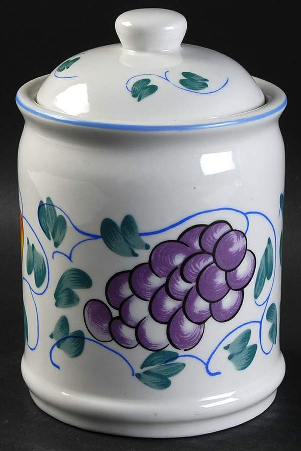 Fruttie Medium Canister & Lid by Tabletops Unlimited-1