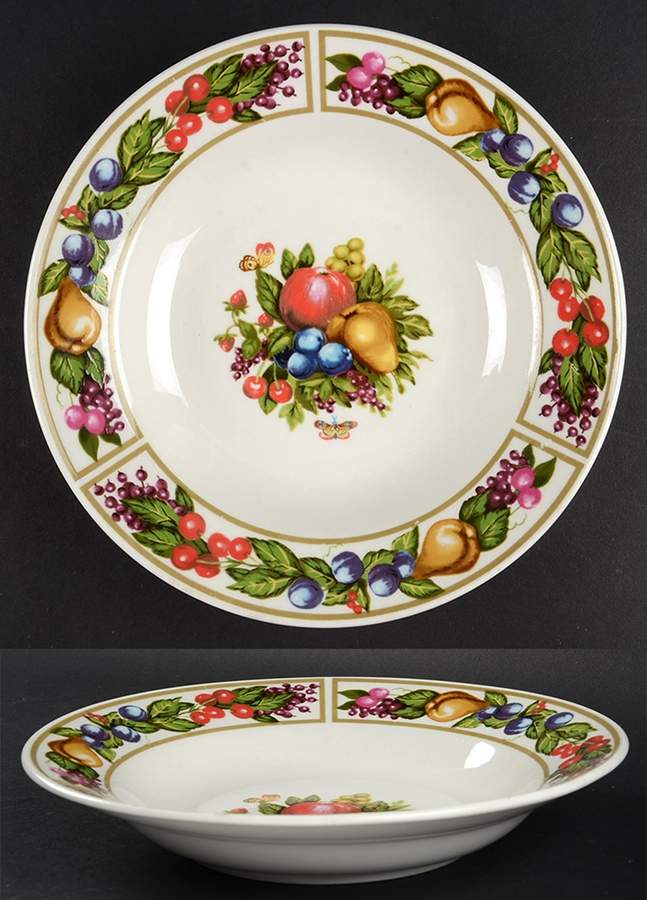 Tivoli Gardens Rim Soup Bowl by Tabletops Unlimited-1