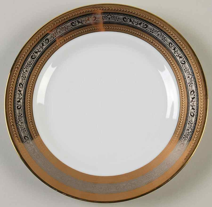Elegance Gold Salad/Dessert Plate by Ten Strawberry Street-1