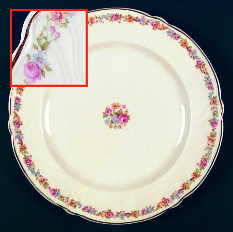 2392 Dinner Plate by Taylor, Smith & Taylor (Ts&T)-1