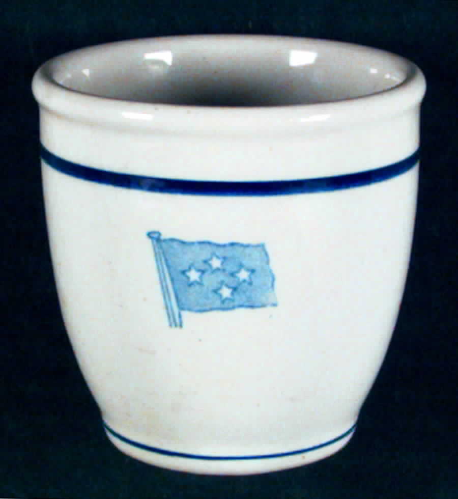 U S Navy Mess China Admiral Single Egg Cup by Tepco-1