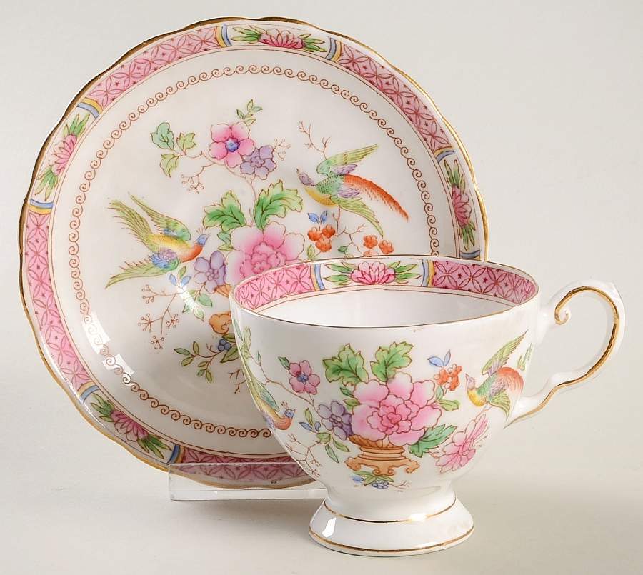 C8363 (Scalloped) Footed Cup & Saucer Set by Tuscan - Royal Tuscan-1
