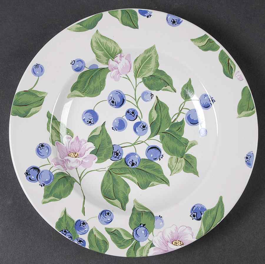 Blueberry Social Salad Plate by Tienshan-1