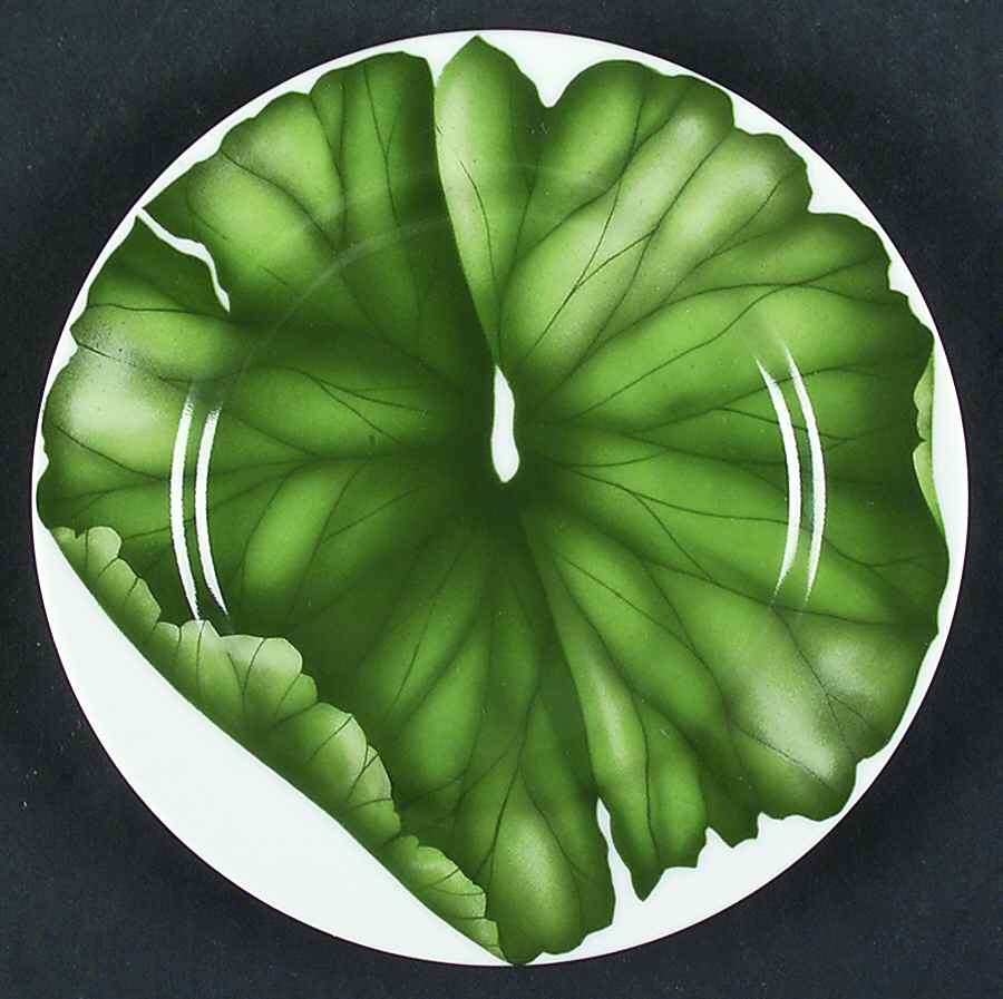 Foglie Bread & Butter Plate by Taitu-1