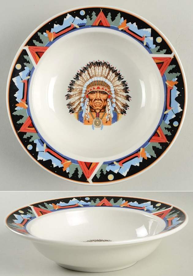 TIE31 Rim Soup Bowl by Tienshan-1
