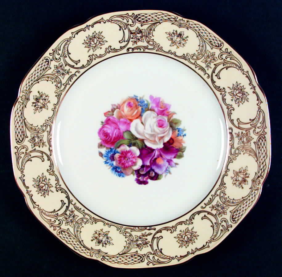 Tir262 Yellow Dinner Plate by Tirschenreuth-1