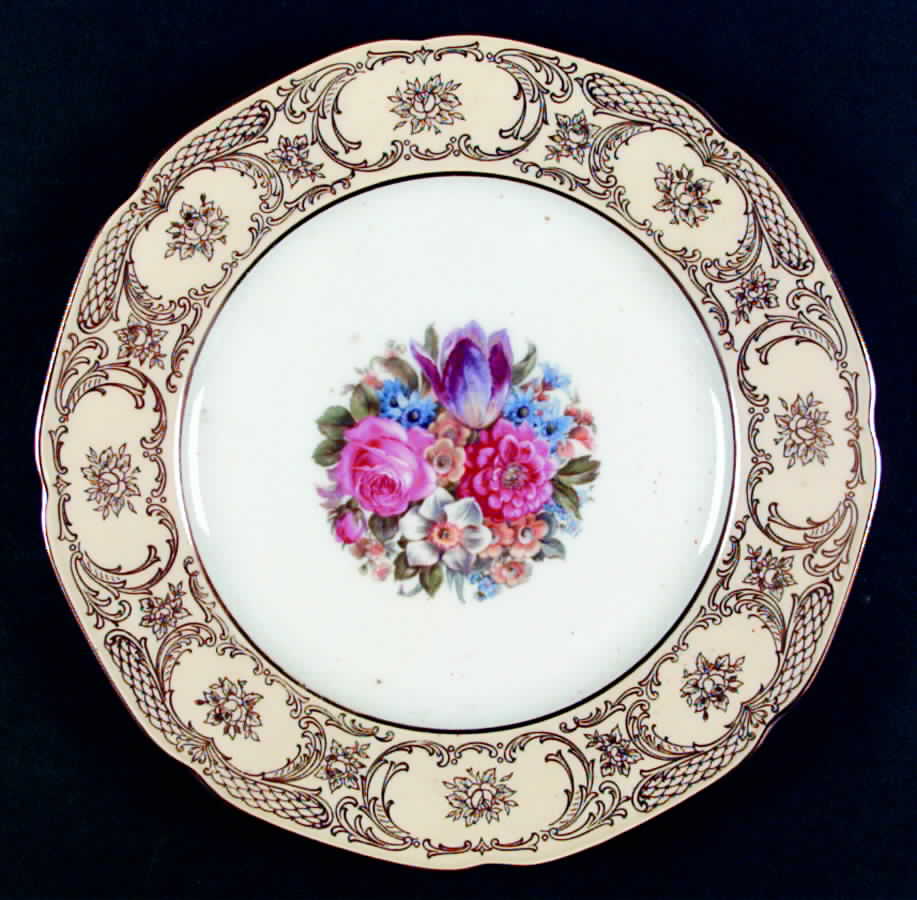 Tir262 Yellow Dinner Plate by Tirschenreuth-1