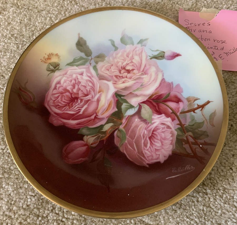 Bourbon Rose Salad Plate by Thomas-1