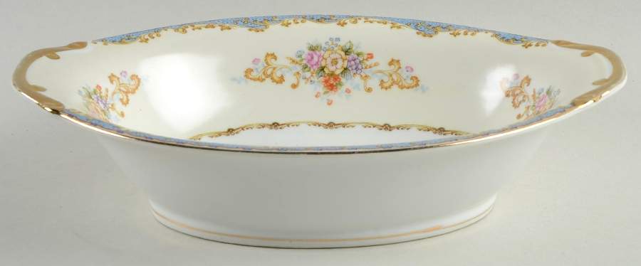 TUI12 10" Oval Vegetable Bowl by Tuillerie (Japan)-1