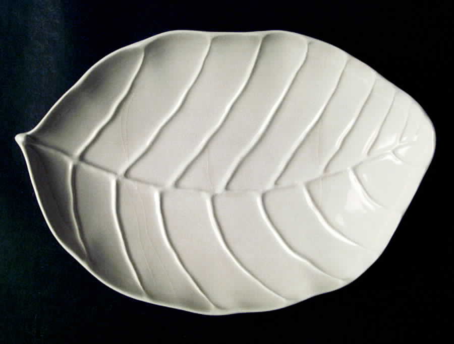 Catalpa Leaf Shaped Dish by Tiffany-1