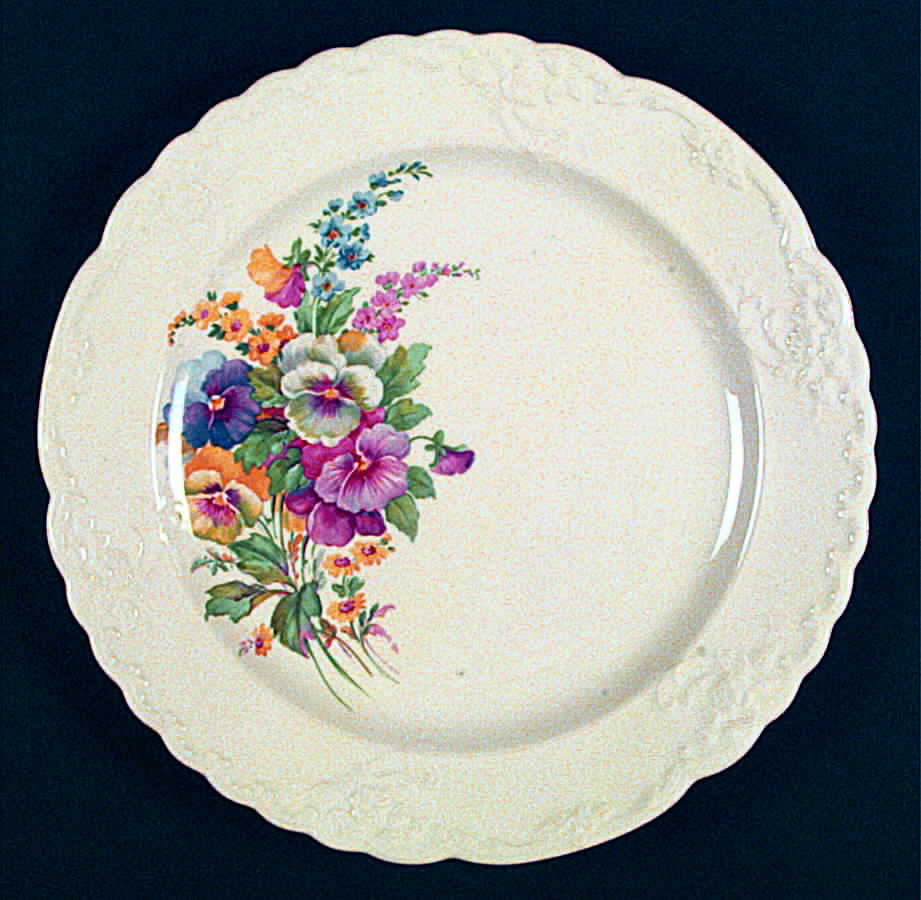 TST484 Dinner Plate by Taylor, Smith & Taylor (Ts&T)-1