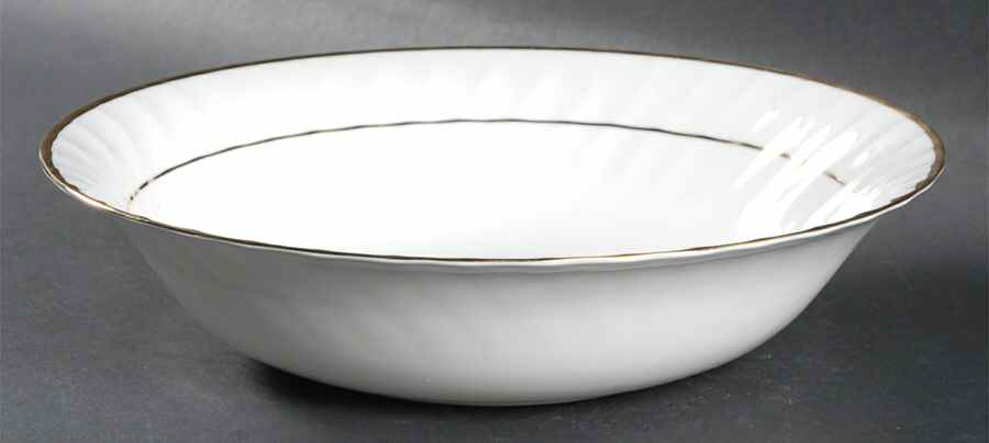 Cascade Gold 9" Round Vegetable Bowl by Royal Limoges-1