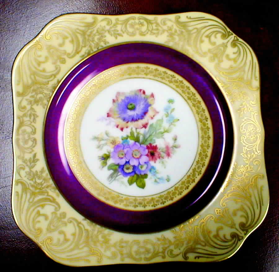 TIR265 Square Salad Plate by Tirschenreuth-1