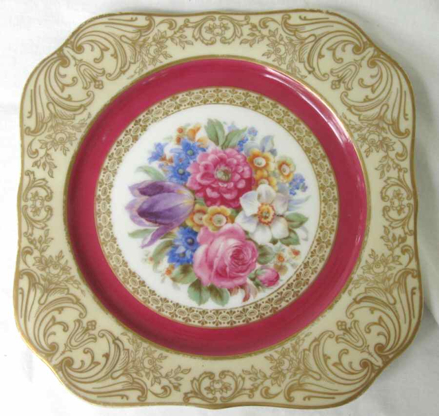 TIR265 Square Salad Plate by Tirschenreuth-1