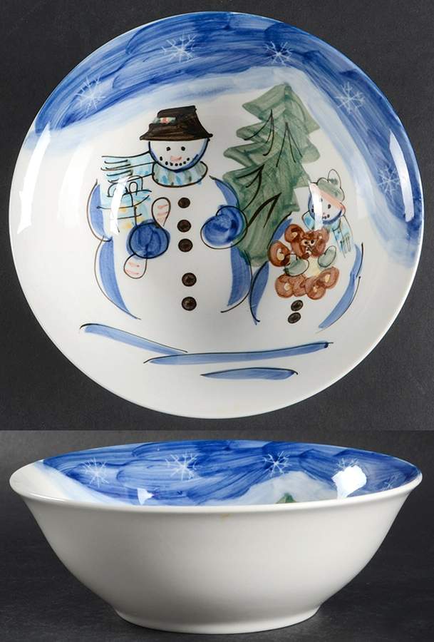 Winterland Christmas Coupe Cereal Bowl by Tabletops Unlimited-1