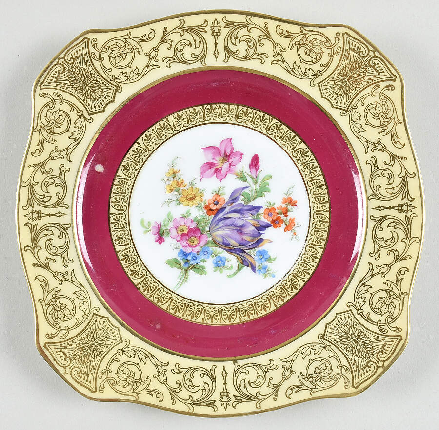 TIR268 Square Salad Plate by Tirschenreuth-1