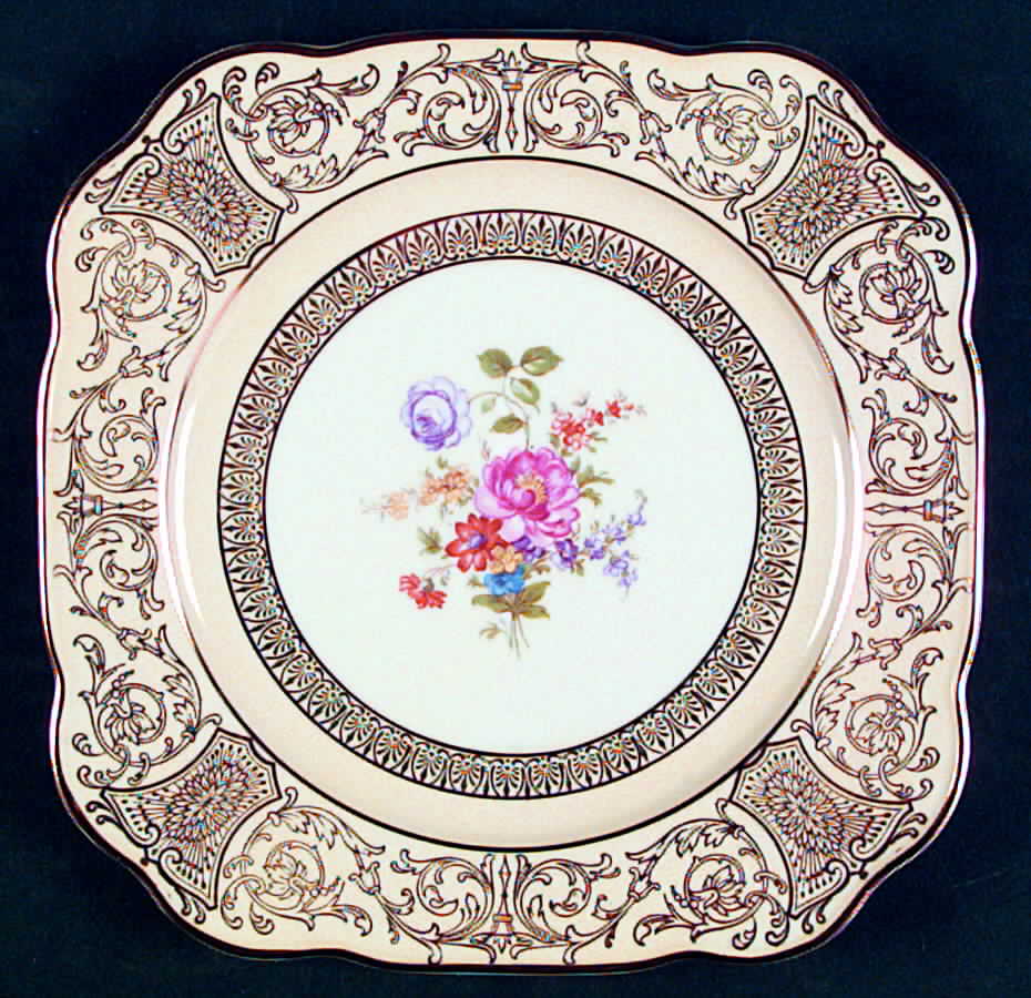 TIR268 Square Salad Plate by Tirschenreuth-1