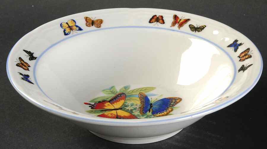Butterflies Rim Cereal Bowl by Tabletops Unlimited-1