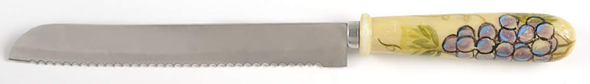 Cabernet (Semi Scallop, Rippled) Bread Knife & Stainless Blade by Tabletops Unlimited-1