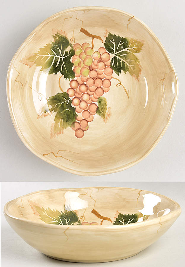 Cabernet (Semi Scallop, Rippled) 8" Soup/Pasta Bowl by Tabletops Unlimited-1