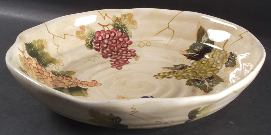 Cabernet (Semi Scallop, Rippled) 14" Pasta Serving Bowl by Tabletops Unlimited-1