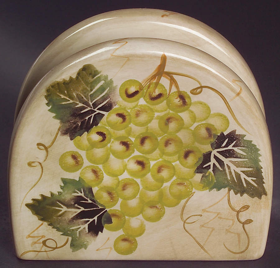 Cabernet (Semi Scallop, Rippled) Napkin Holder by Tabletops Unlimited-1
