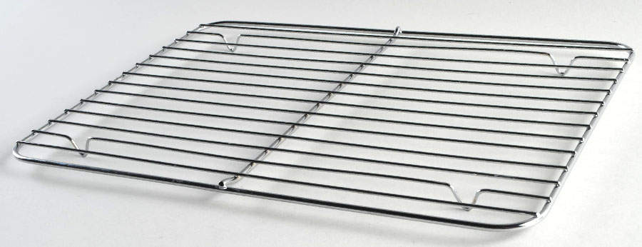 Cabernet (Semi Scallop, Rippled) Rack for 16" Rectangular Roaster/Metal by Tabletops Unlimited-1