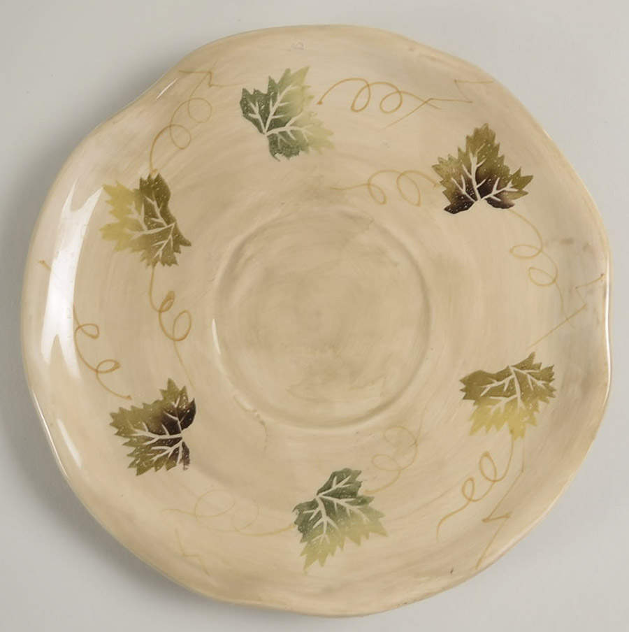 Cabernet (Semi Scallop, Rippled) Saucer by Tabletops Unlimited-1