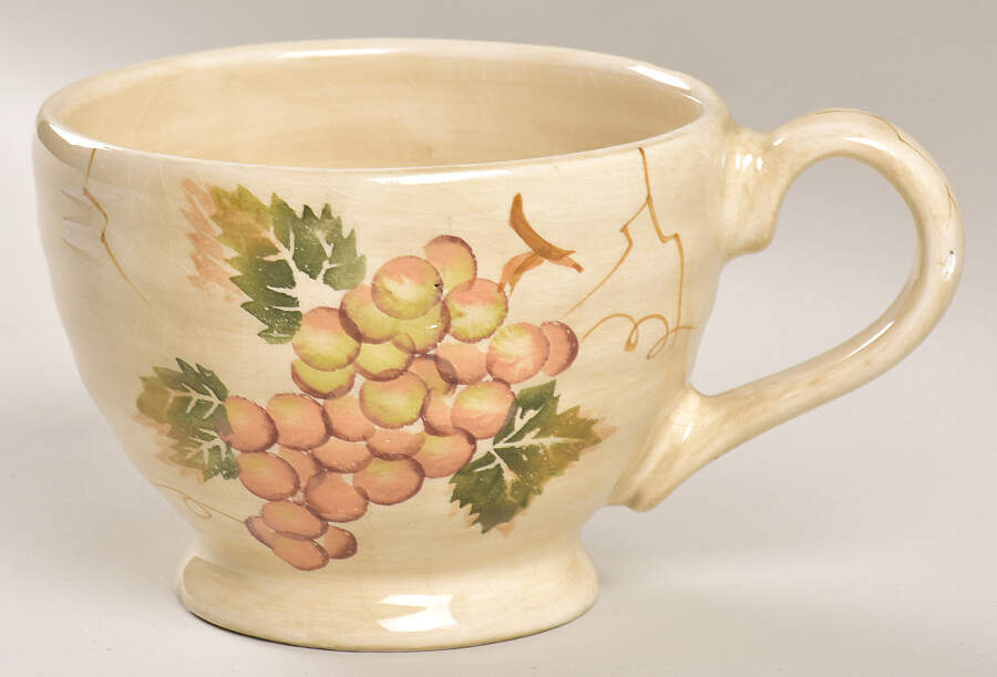 Cabernet (Semi Scallop, Rippled) Cup for Individual Teapot & Lid with Cup by Tabletops Unlimited-1