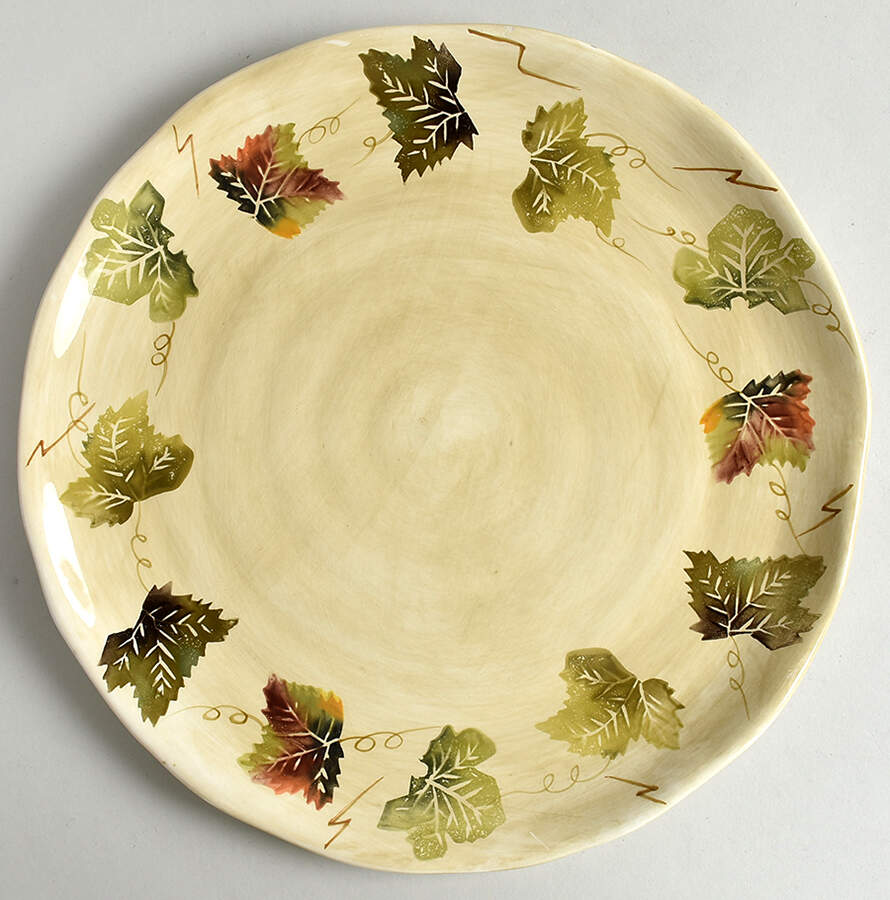 Cabernet (Semi Scallop, Rippled) Chop Plate (Round Platter) by Tabletops Unlimited-1
