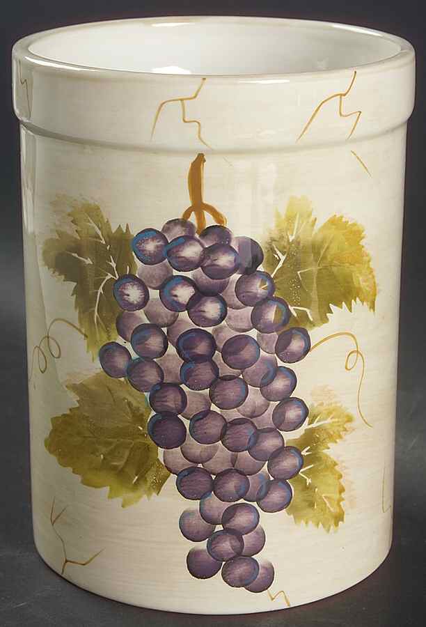 Cabernet (Semi Scallop, Rippled) Utensil Holder by Tabletops Unlimited-1