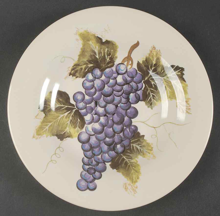 Cabernet (Semi Scallop, Rippled) Melamine Dinner Plate by Tabletops Unlimited-1