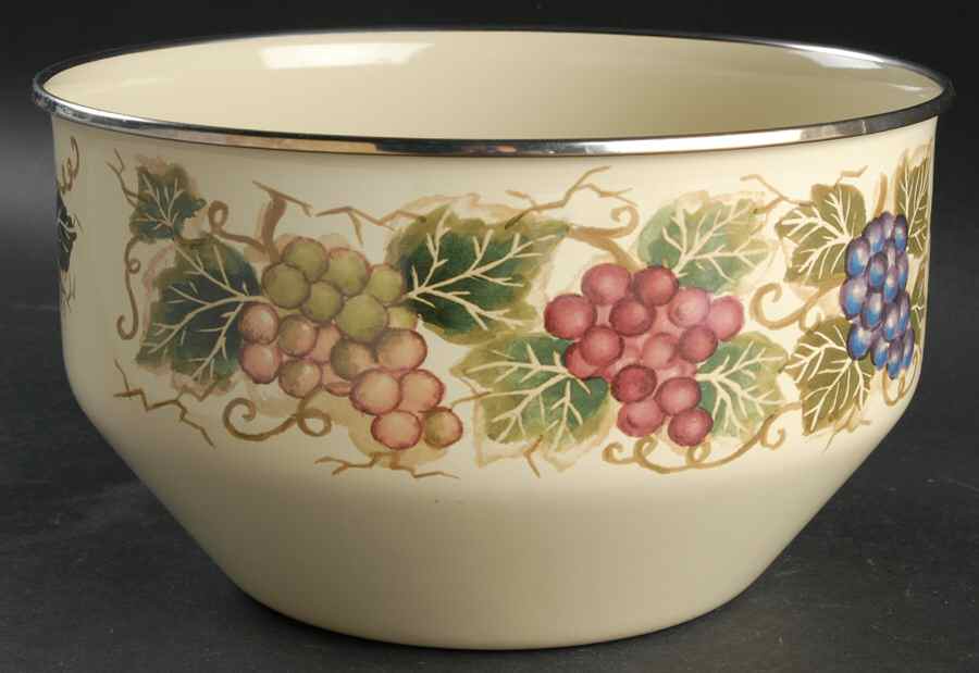 Cabernet (Semi Scallop, Rippled) 8" Metal Mixing Bowl by Tabletops Unlimited-1