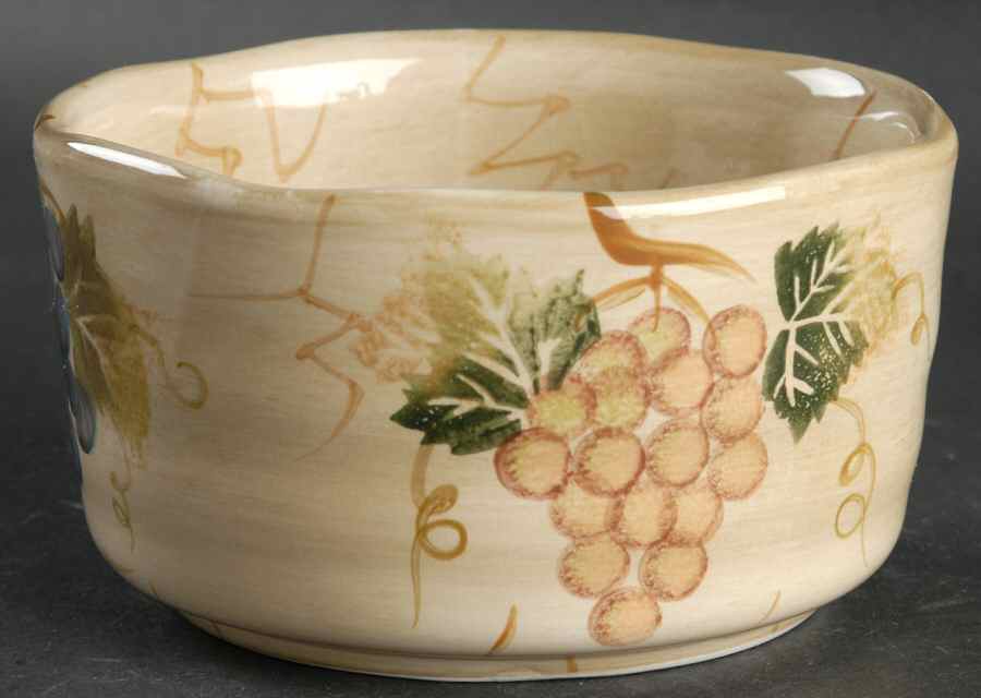 Cabernet (Semi Scallop, Rippled) Dip Bowl (for Dip and Spreader) by Tabletops Unlimited-1